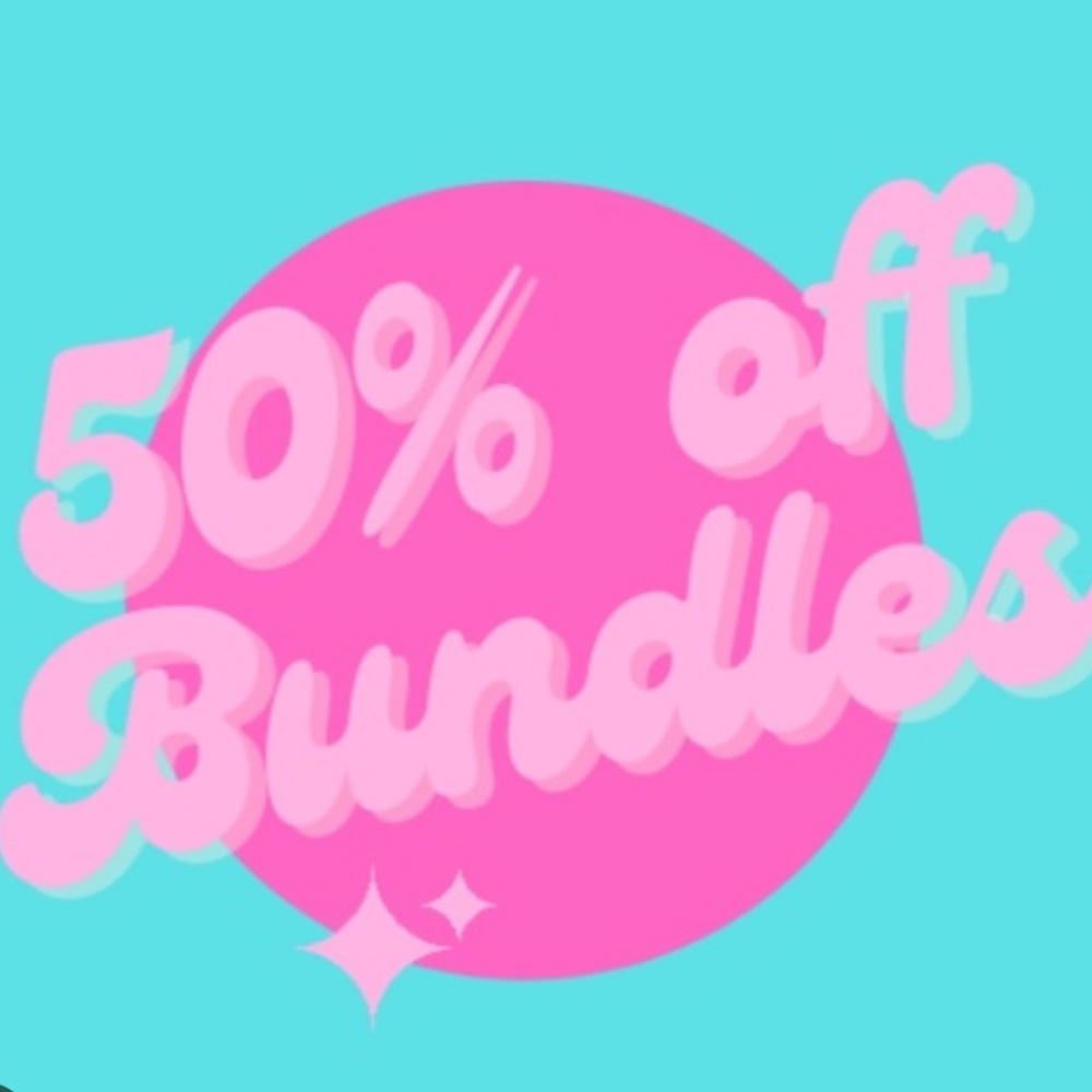 50% off Bundles of 3 items or more!